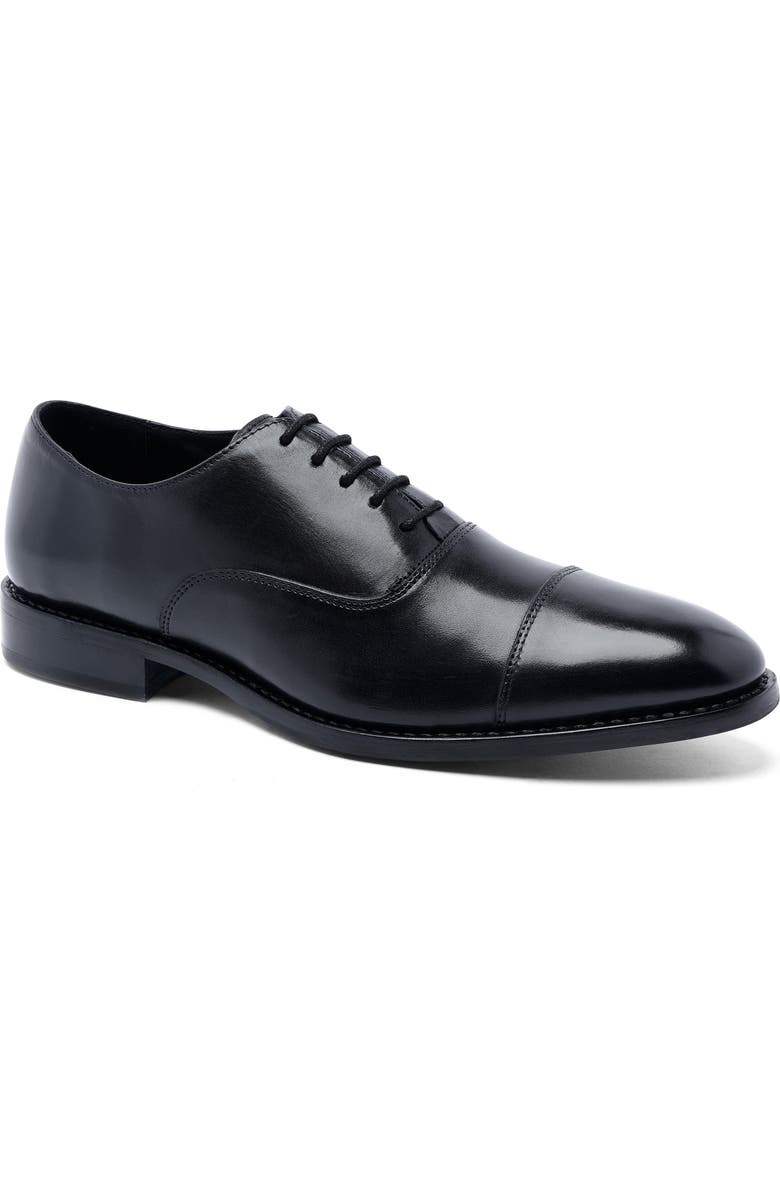 Anthony Veer Clinton Cap-toe Oxford, Main, color, Black