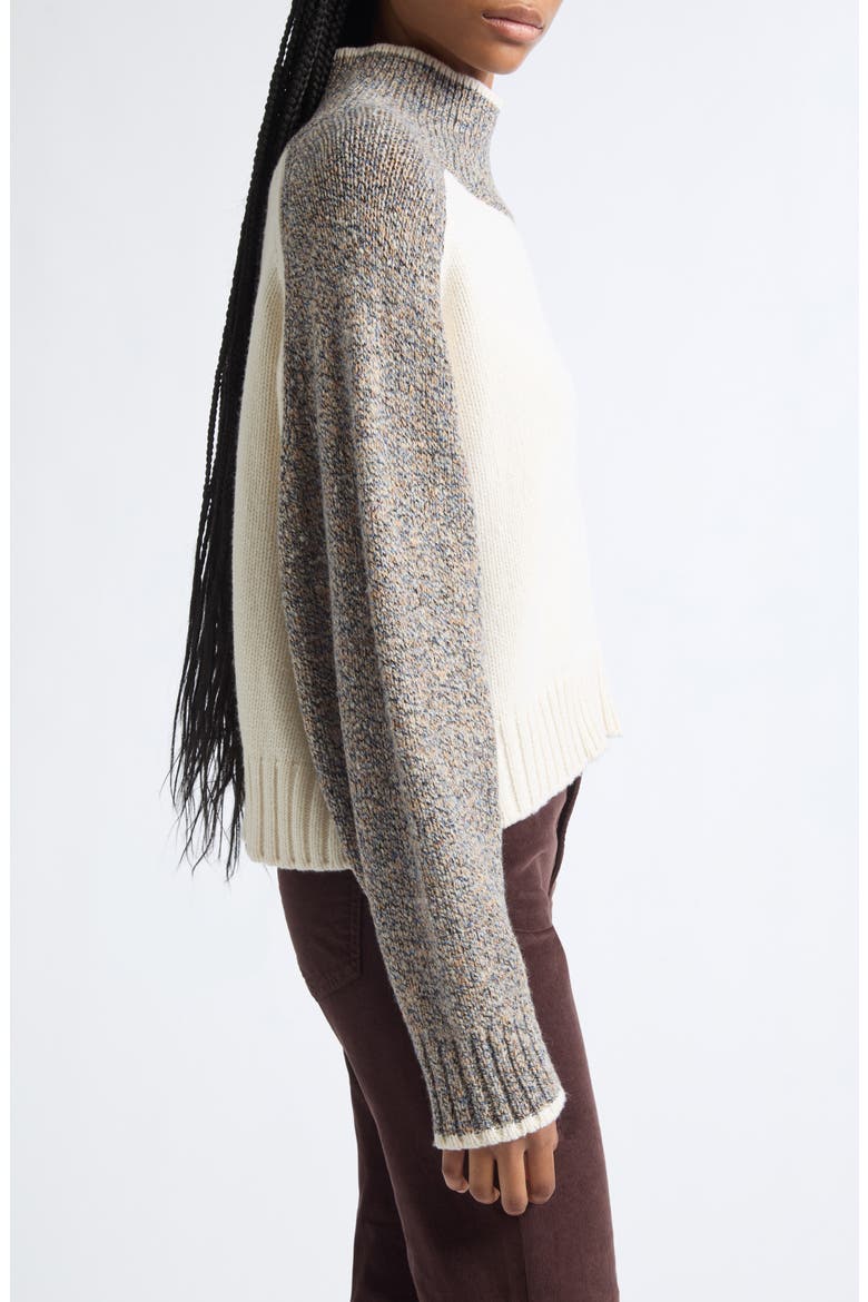 Malachi Wool Blend Sweater, Alternate, color, OATMEAL MELANGE MULTI