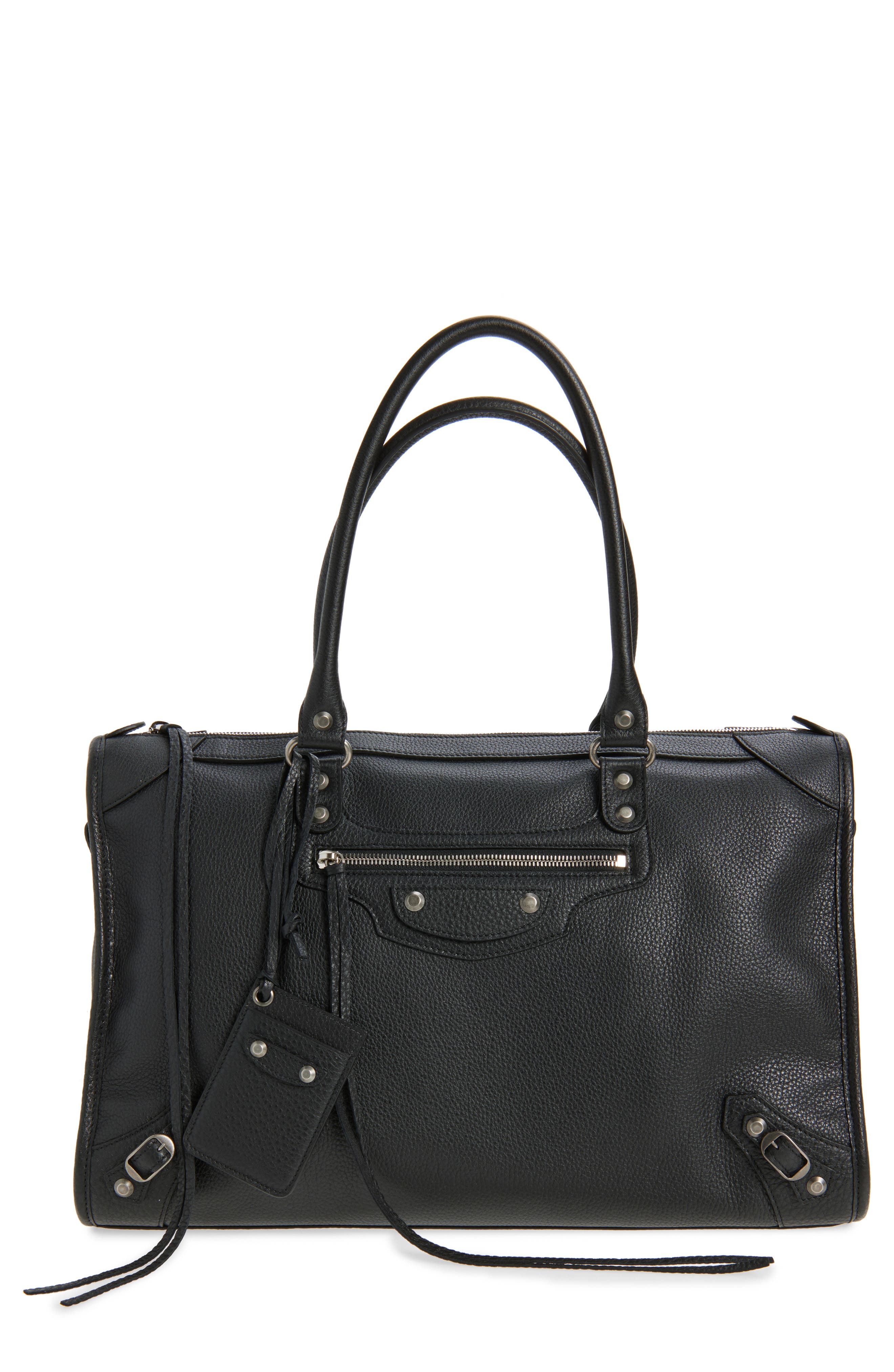 Balenciaga Le City Business Duffle Bag, Main, color, 1000 Black