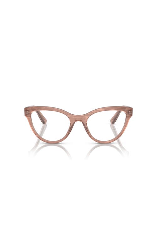 Dolce & Gabbana Women's Butterfly Eyeglasses, Dg3372 52 In Brown