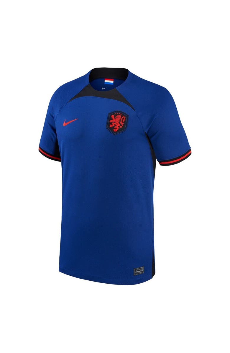 Nike Youth Nike Royal Netherlands National Team 2022/23 Away Breathe Stadium Replica Blank Jersey, Alternate, color, 