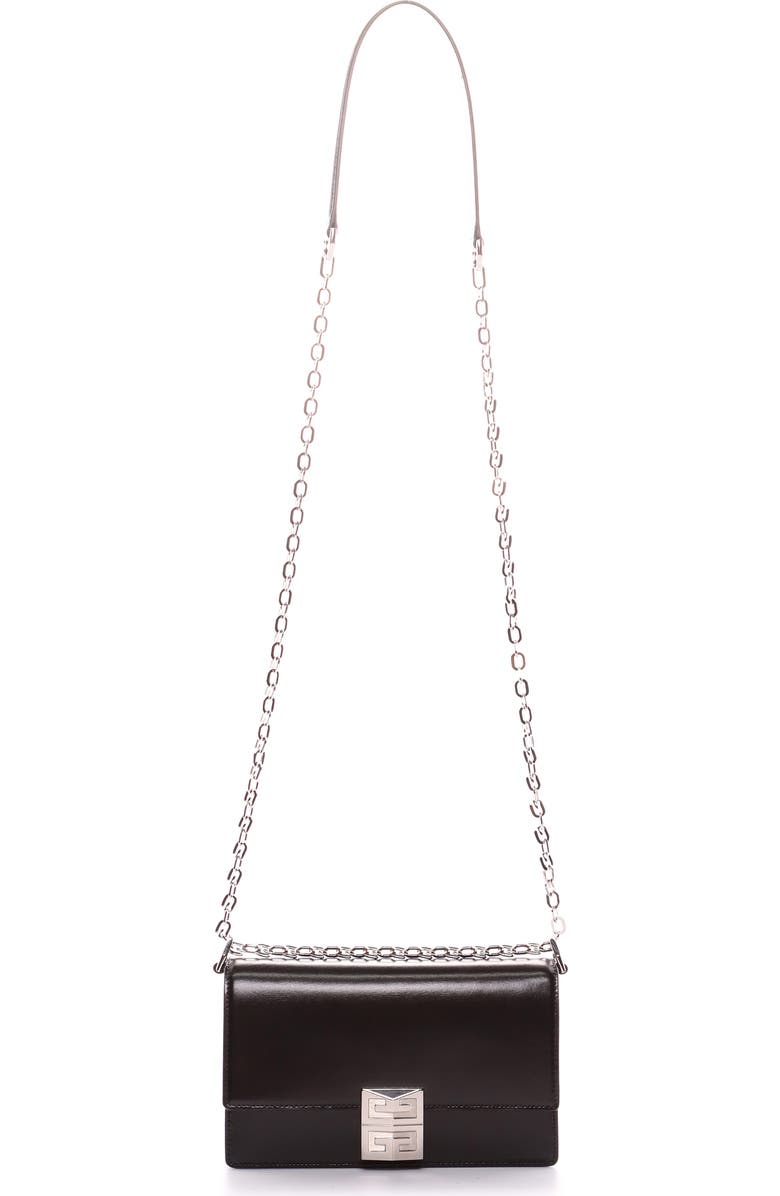 Givenchy Mini 4G Leather Shoulder Bag, Main, color,