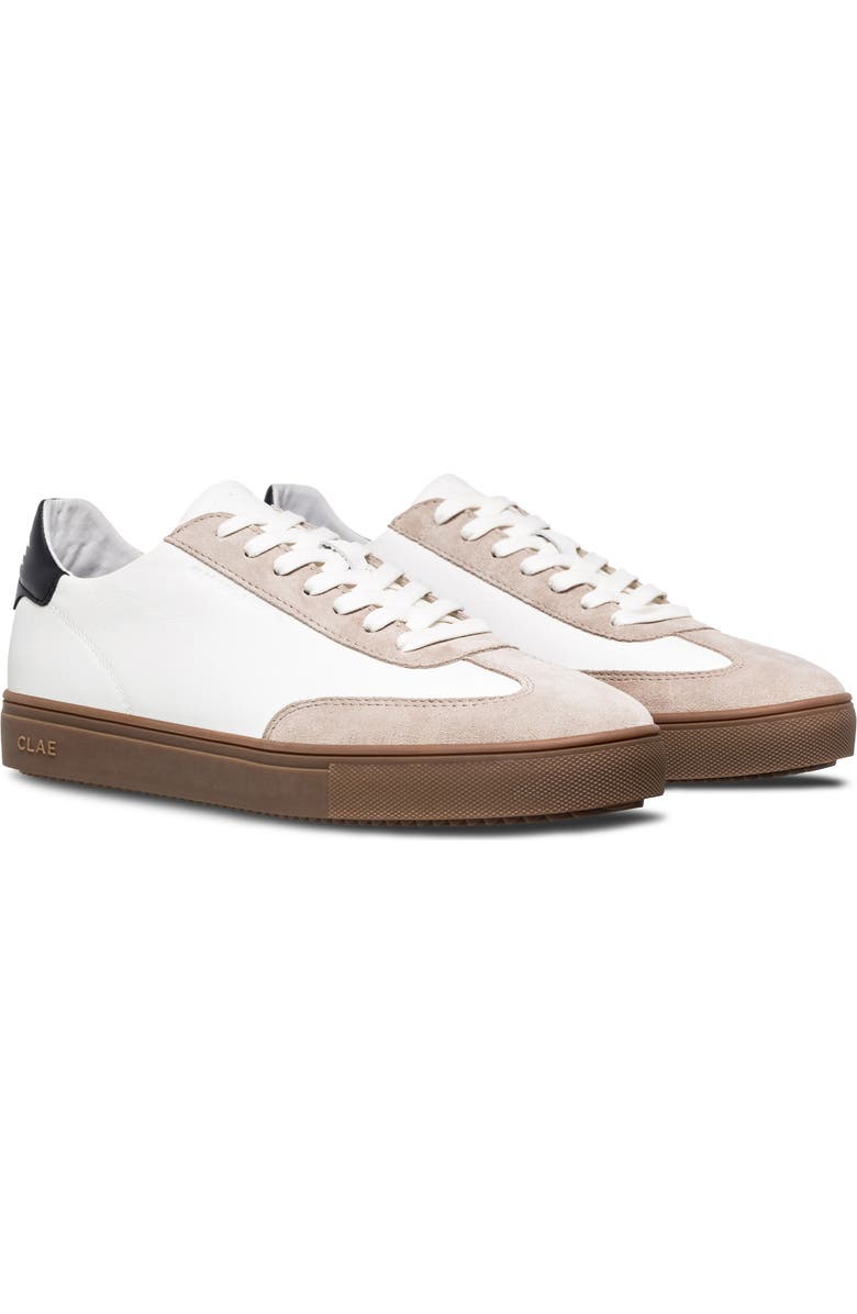 CLAE Deane Sneaker, Main, color, White Feather Grey Dark Gum