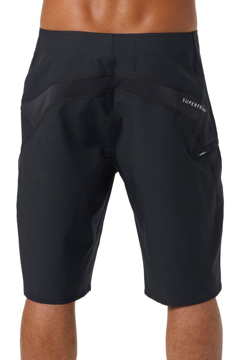 Superfreak Solid Board Shorts, Alternate, color, BLACK