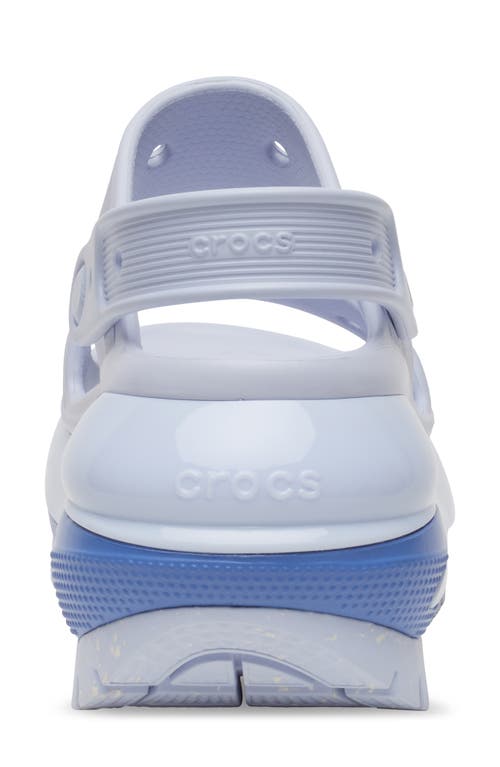 Crocs Classic Mega Crush Water Resistant Platform Sandal In Dreamscape