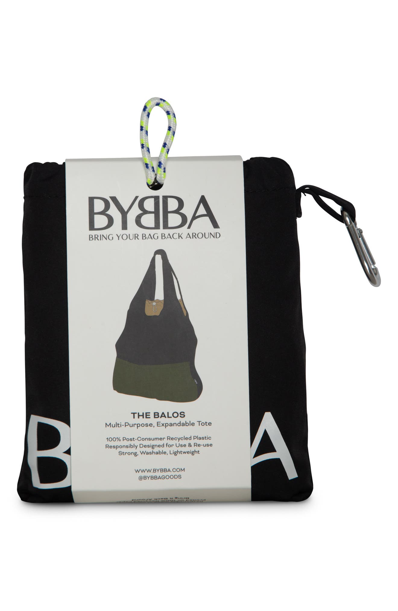 BYBBA Balos Foldaway Tote, Alternate, color, 