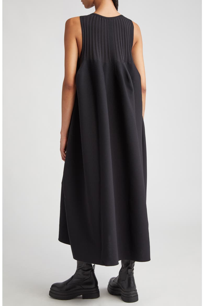 Pottery Sleeveless Knit Midi Dress, Alternate, color, BLACK