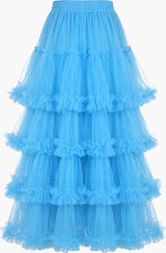 Modenaire Tulle Maxi Skirt