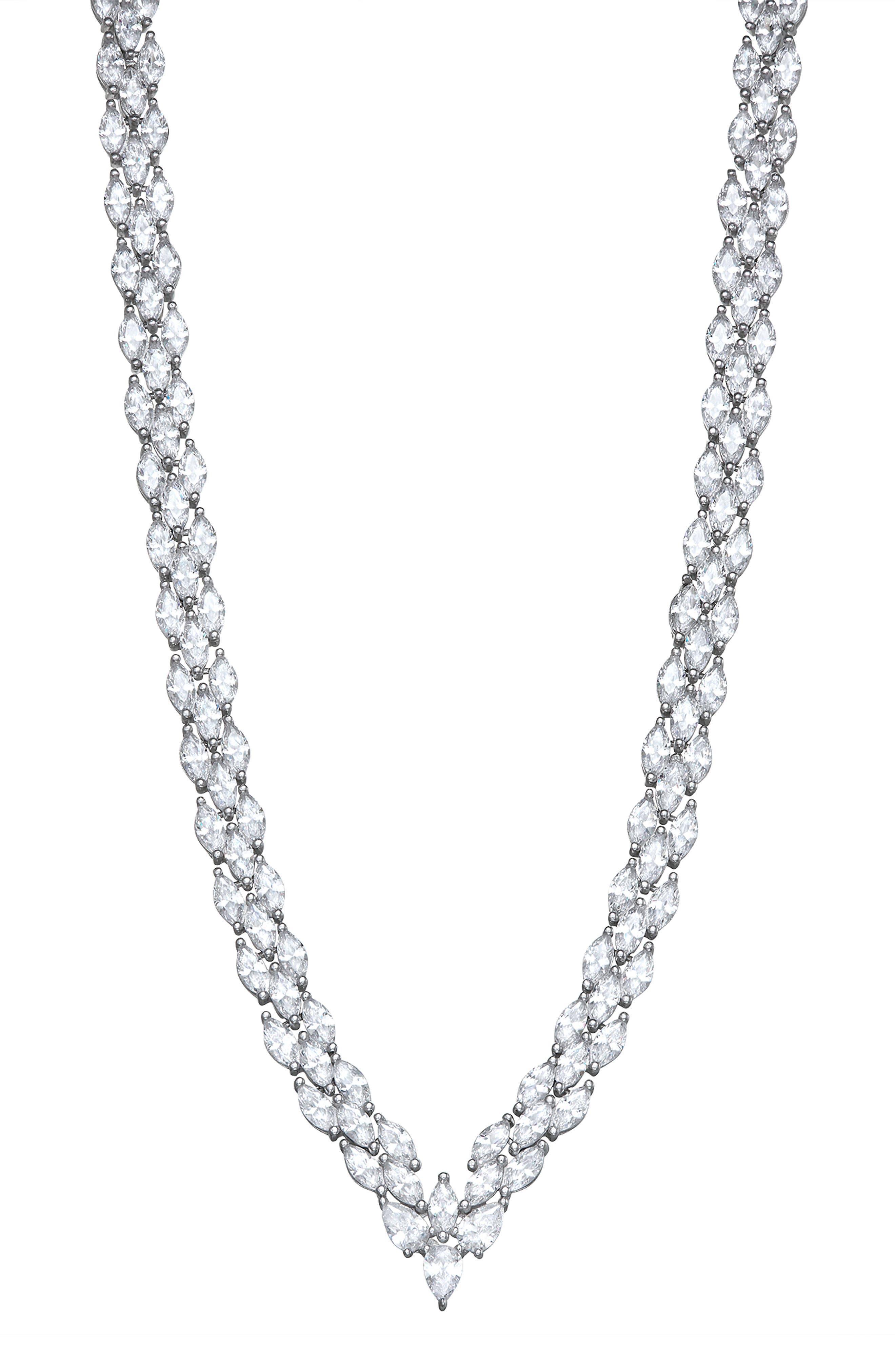 FZN Marquise Cubic Zirconia Necklace
