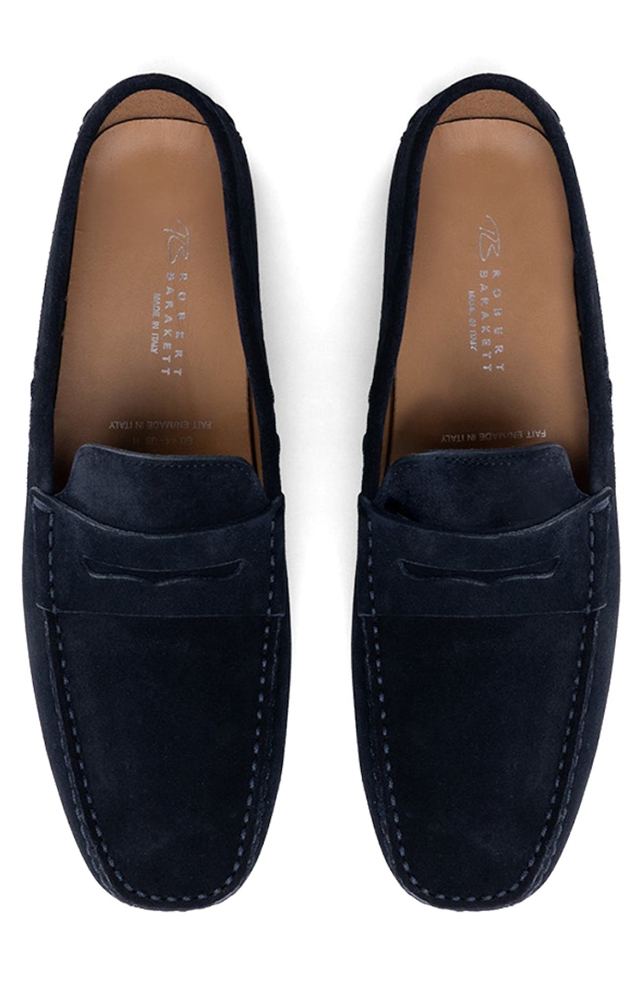 Conor Suede Driving Loafer, Alternate, color, BLUE