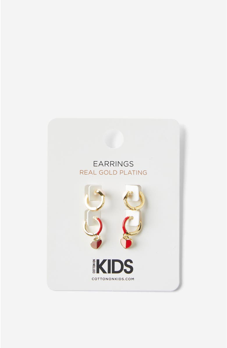 Cotton On Kids Kid's Kids Earring Set, Alternate, color, 