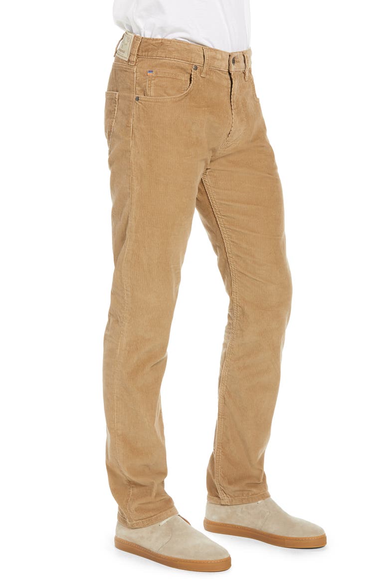 Straight Fit Corduroy Pants, Alternate, color, MOJAVE KHAKI