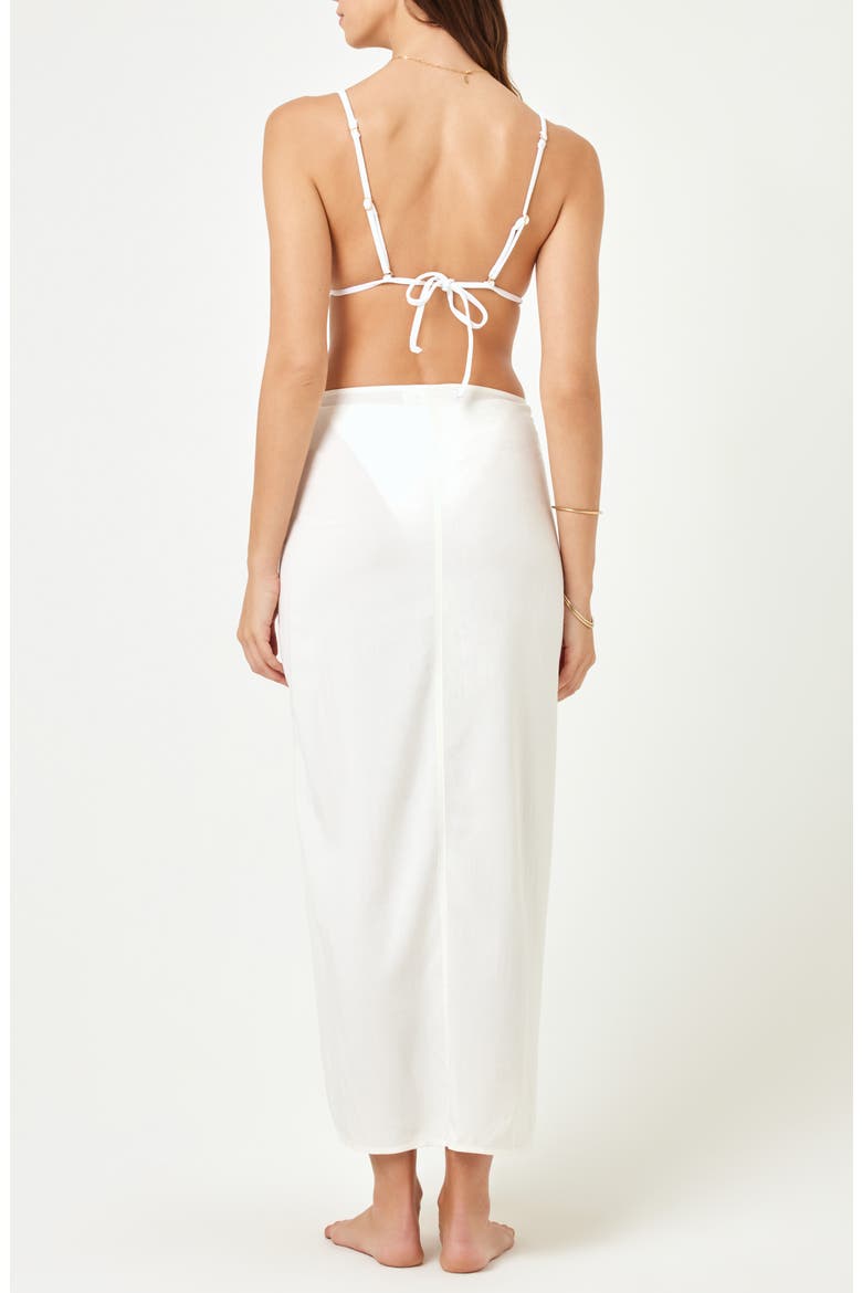 Portela Cover-Up Sarong, Alternate, color, CREAM