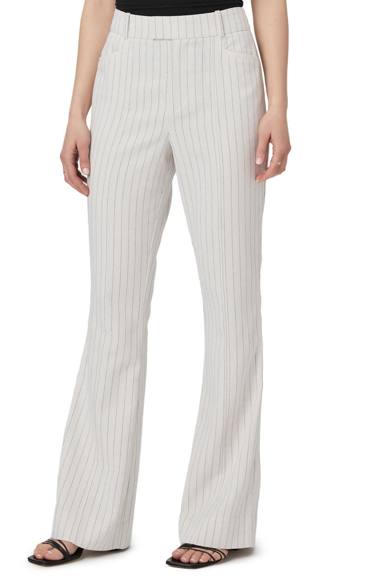 PAIGE Hampshire Pinstripe Pants, Main, color, Travertine Multi