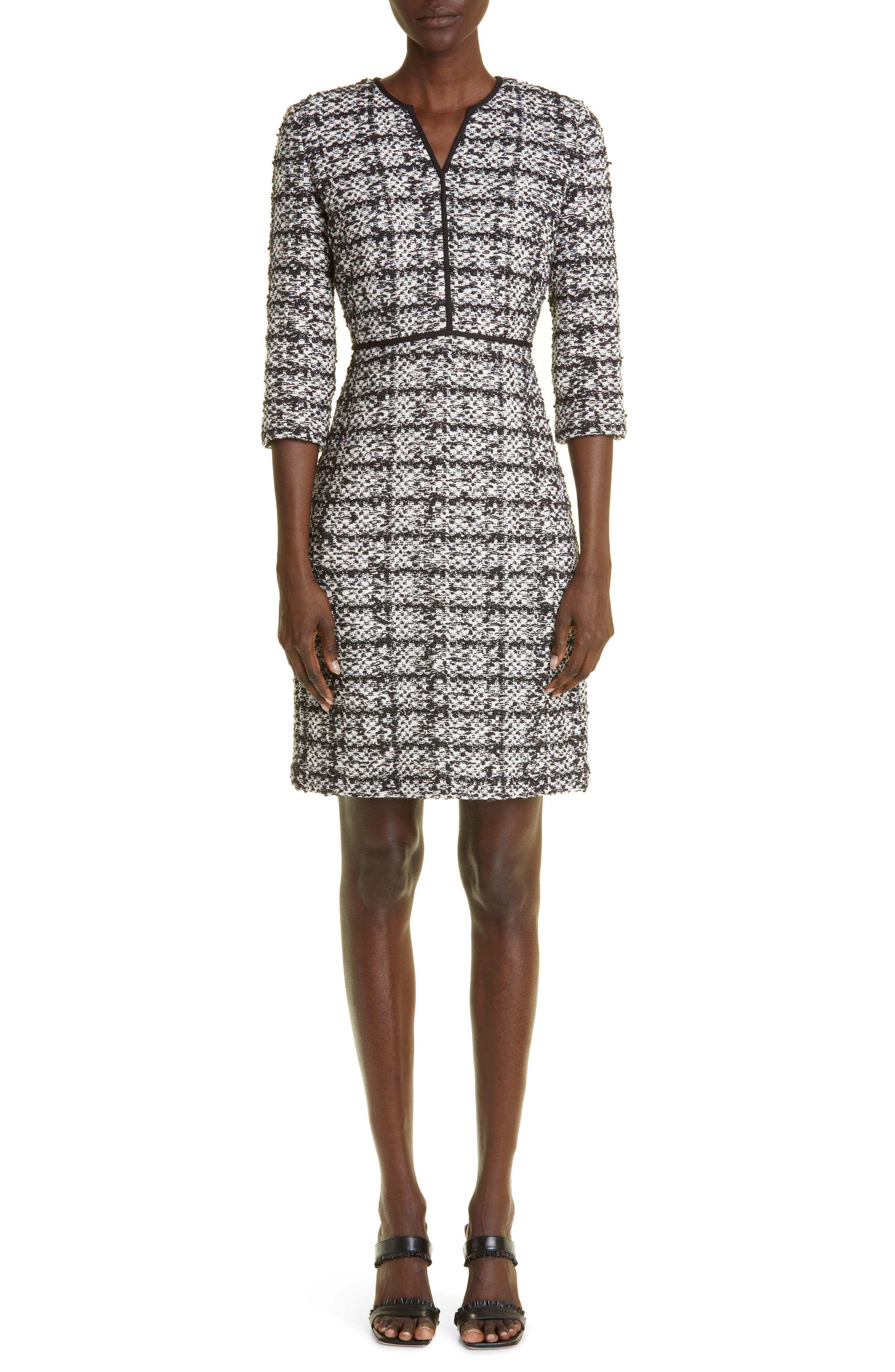 Jared Boucle Tweed Sheath Dress