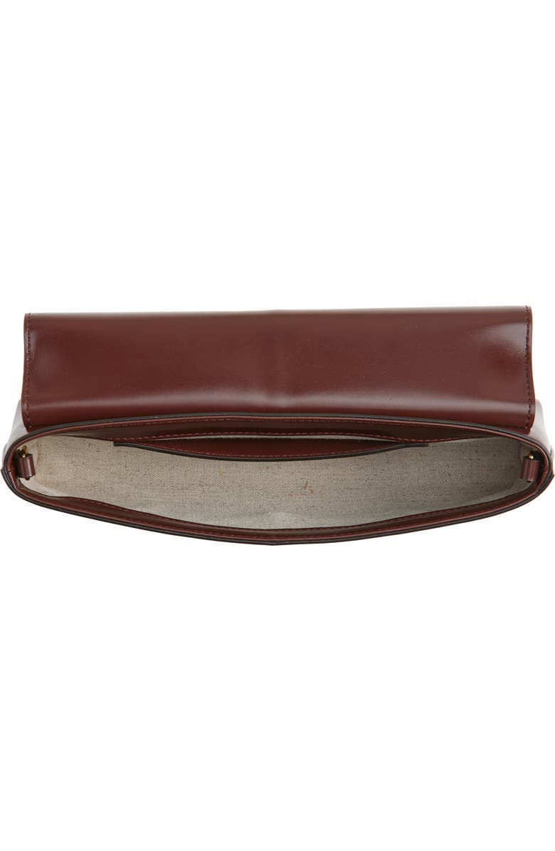 Stella McCartney Ryder Pochette, Alternate, color, Mahogany