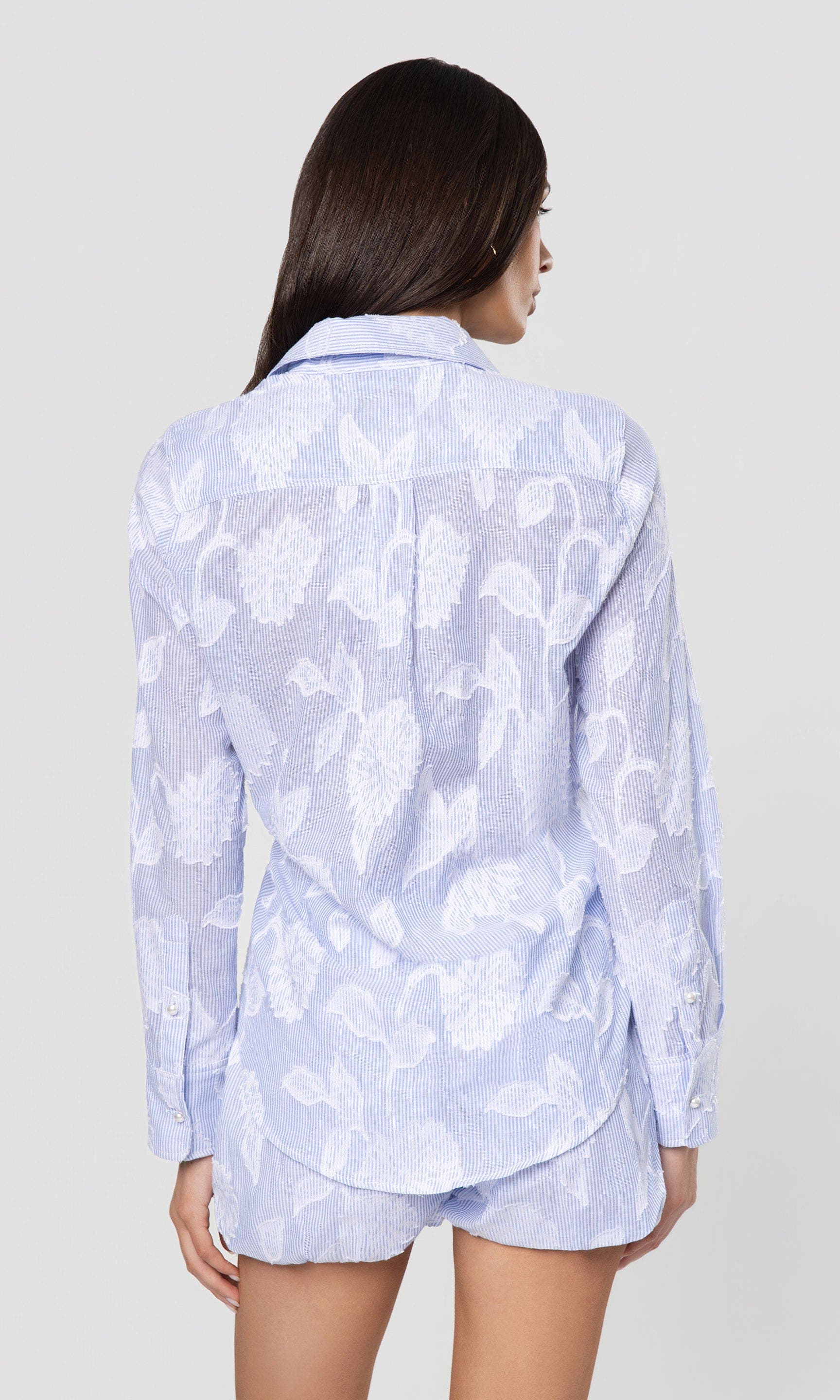 Generation Love Malinda Floral Stripe Shirt (Women) | Nordstrom