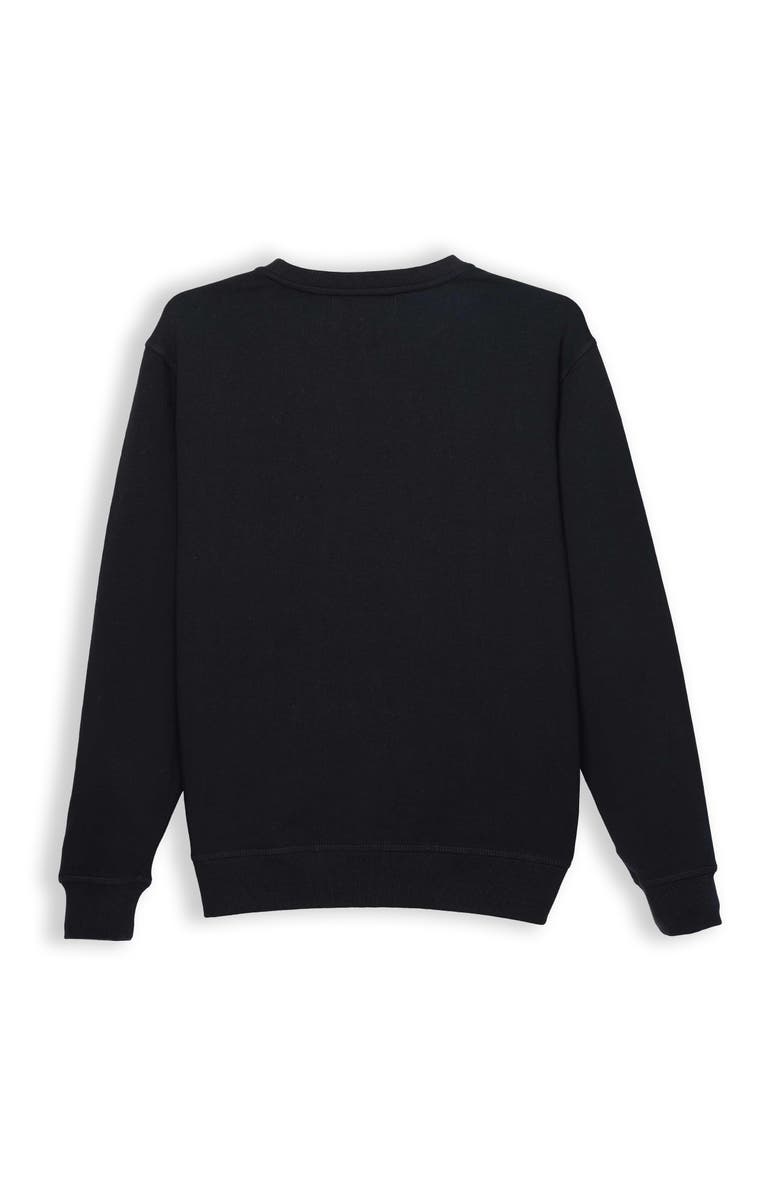 Members Only Preston Crew Neck Sweatshirt, Alternate, color, Black