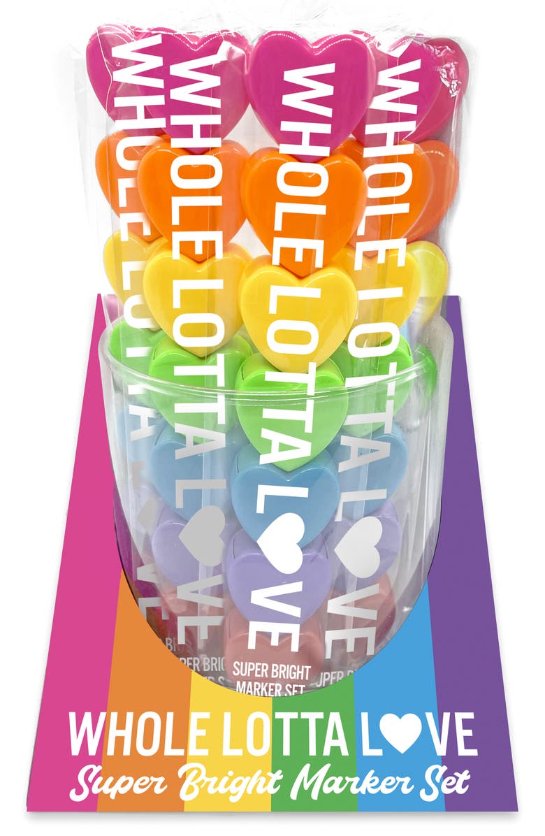 SNIFTY Whole Lotta Love Super Bright Marker Set, Main, color, Multi