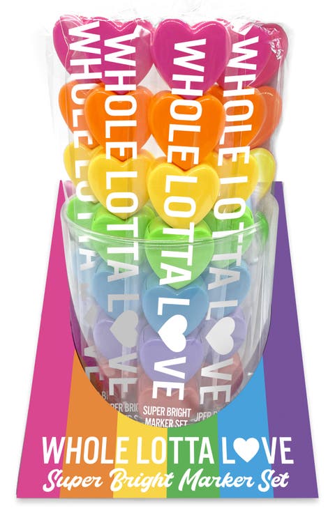 Whole Lotta Love Super Bright Marker Set