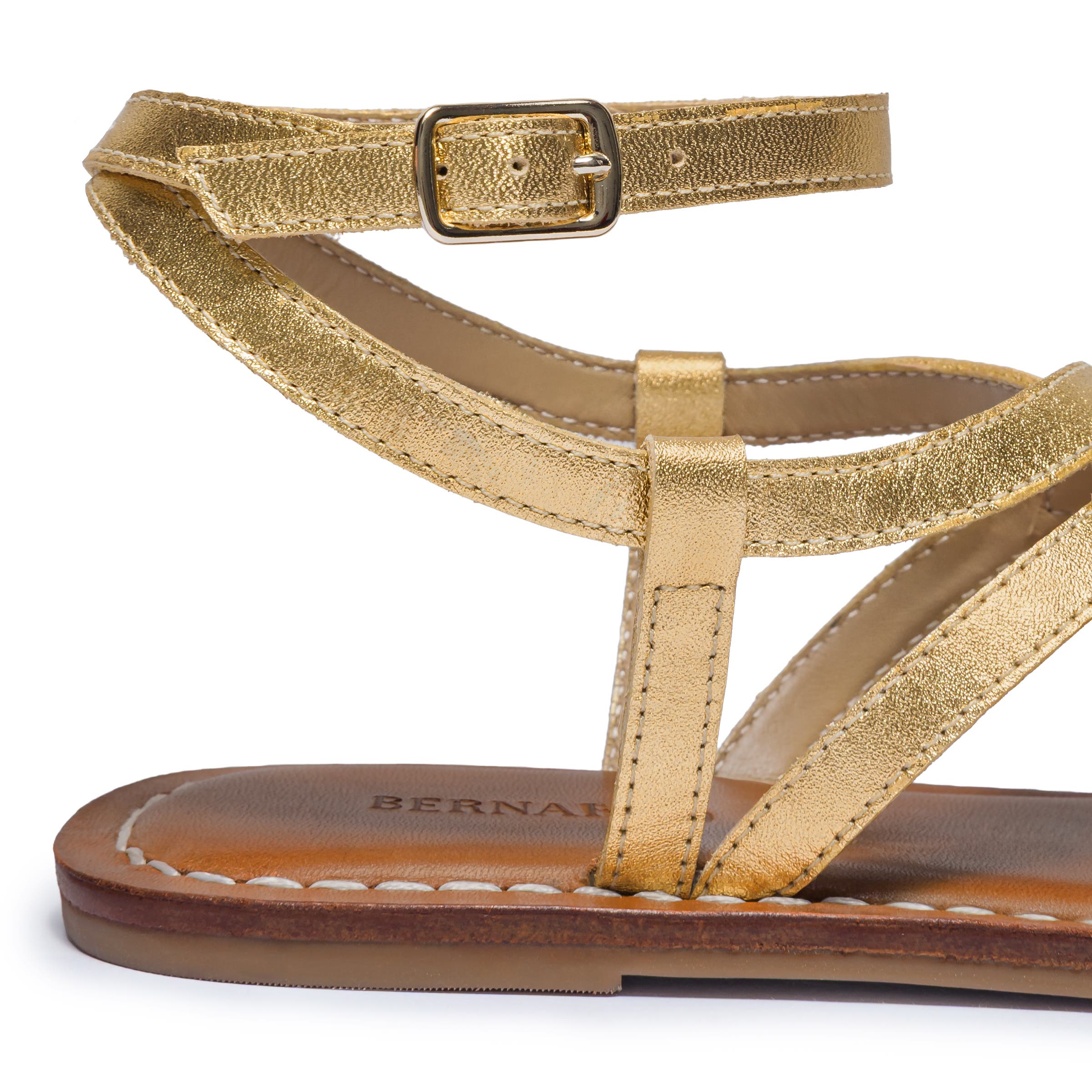 Bernardo Footwear Mallorie Thong Sandal, Alternate, color, Gold