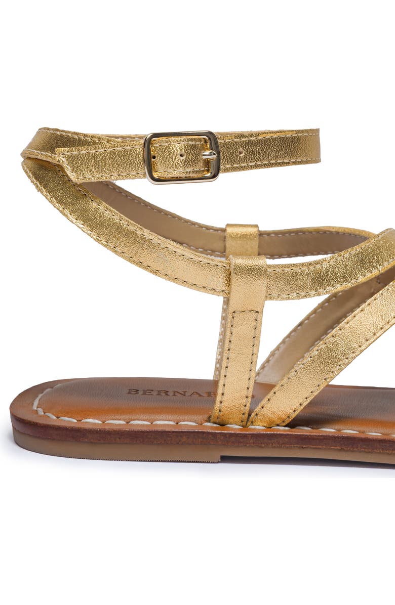 Bernardo Footwear Mallorie Thong Sandal, Alternate, color, Gold