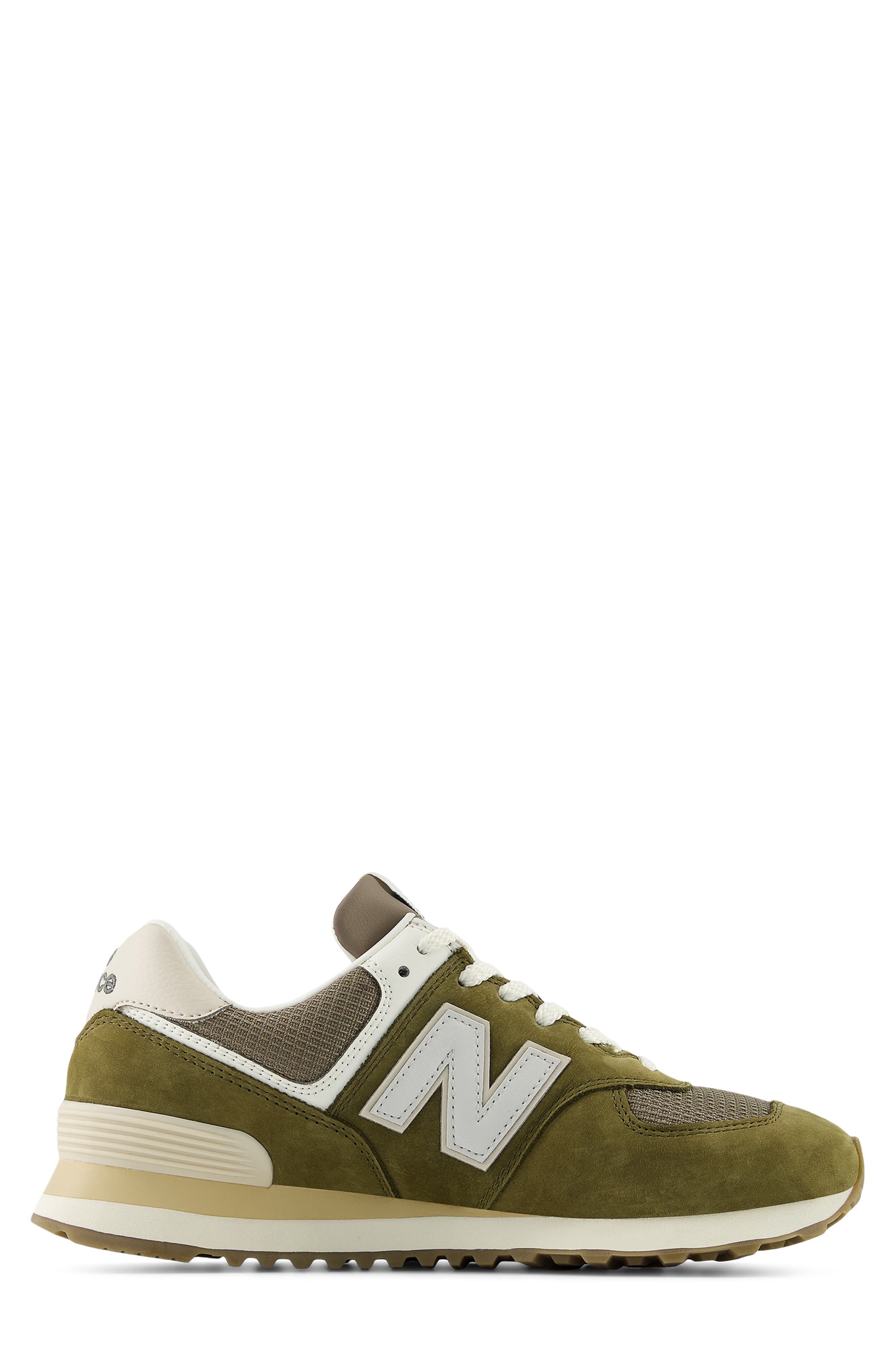 Gender Inclusive 574 Sneaker, Alternate, color, CALCIUM/ DARK SILVER METALLIC