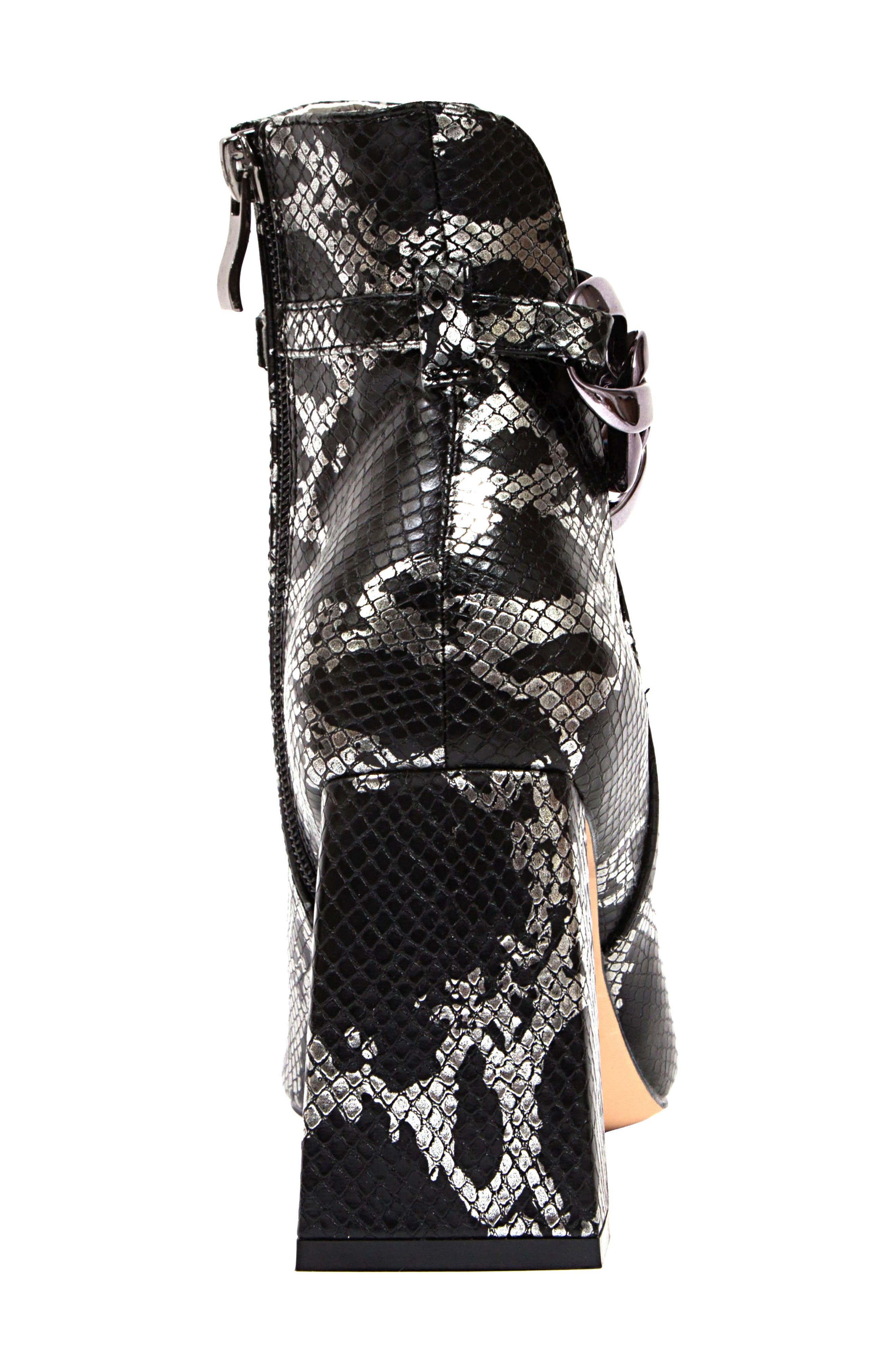 NINETY UNION Rye Snake Print Boot, Alternate, color, Black Snake