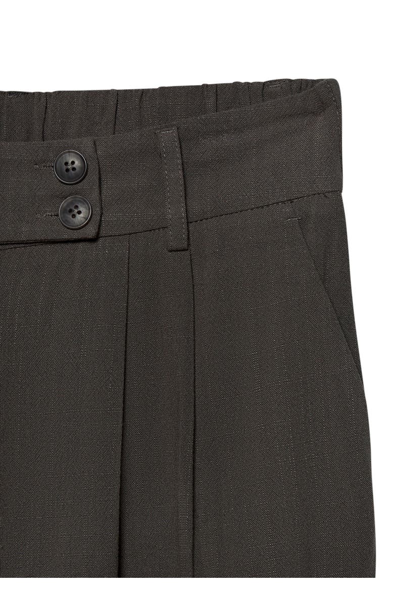 Wide Leg Linen Pants, Alternate, color, Olive