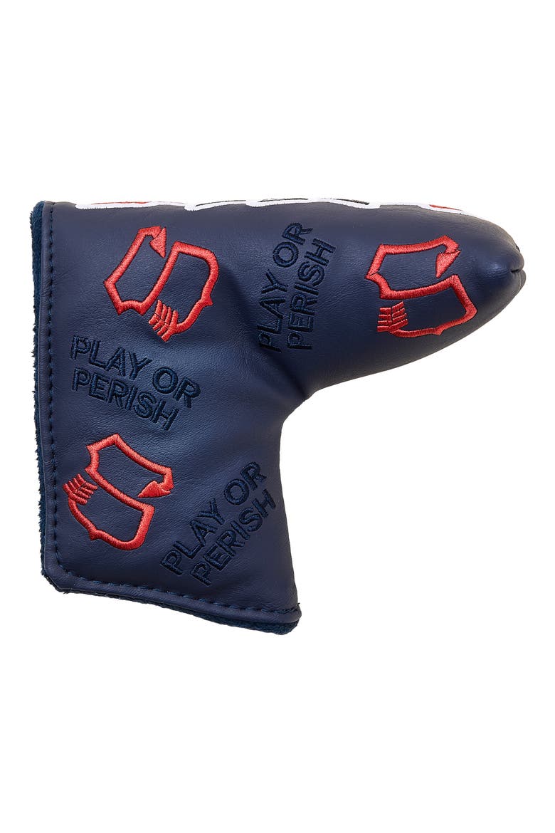 Classic Arrow Blade Putter Cover, Alternate, color, NAVY