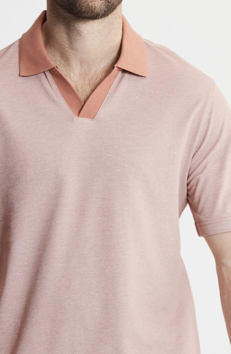 JACHS South Hampton Johnny Collar Polo, Alternate, color, Light Red