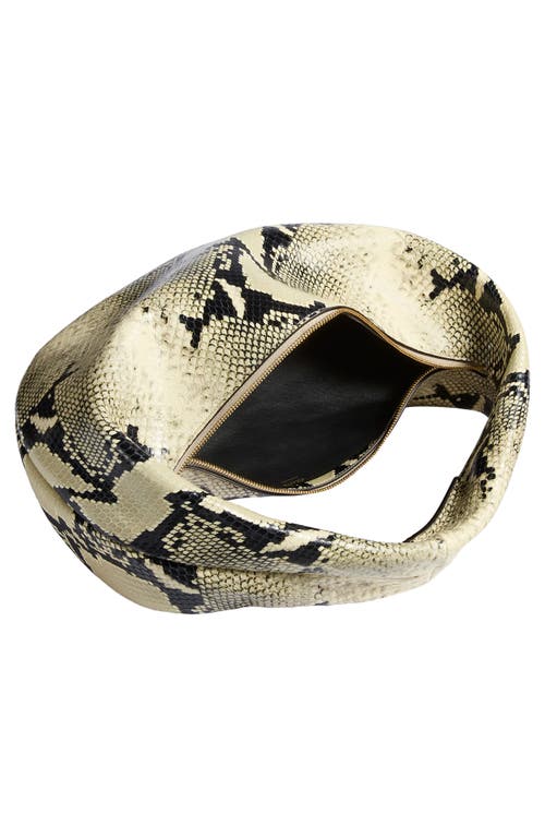 Khaite Olivia Medium Snake-effect Leather Top Handle Bag In Animal Print