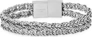 STEELTIME Men's Double Row Wheat Chain Bracelet