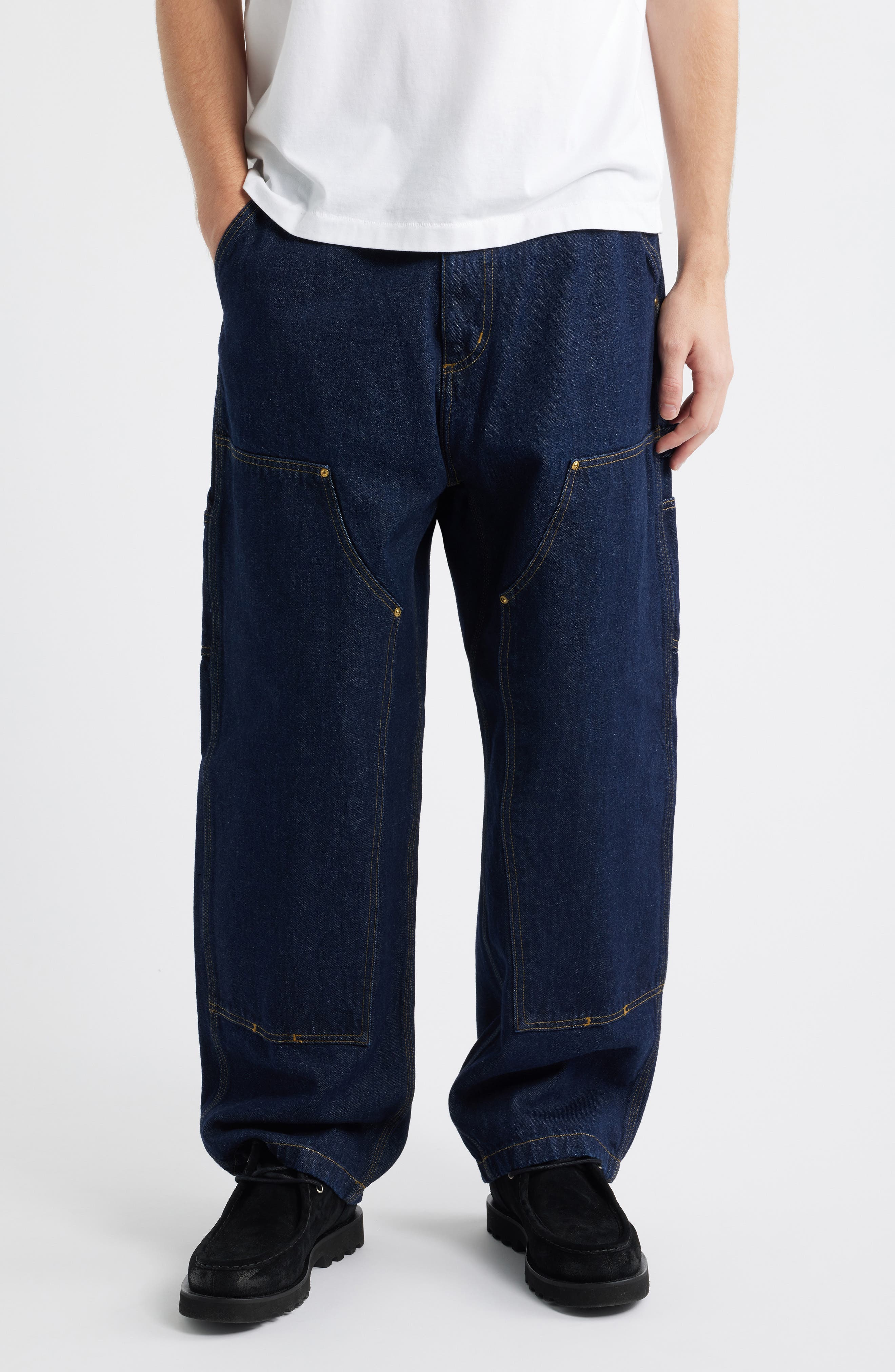 Nash Double Knee Loose Fit Jeans (Men) | Nordstrom