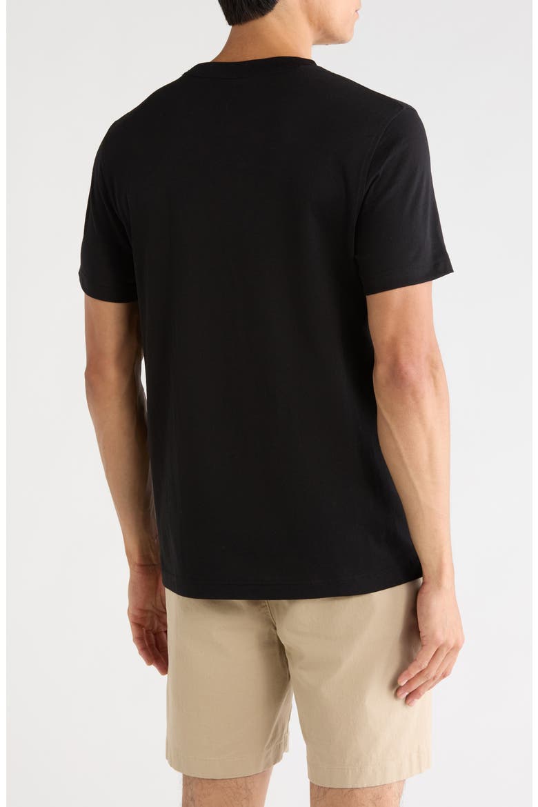 Crewneck Short Sleeve T-Shirt, Alternate, color, BLACK