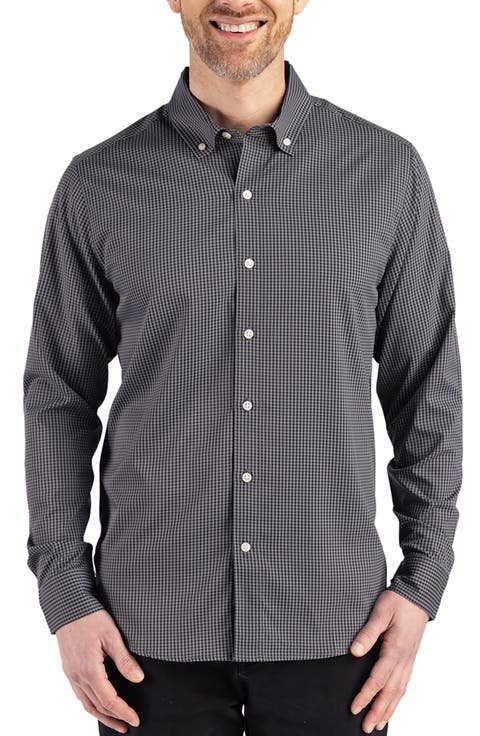 Skyline Epic Confidence Check Stretch Button-Down Shirt (Big & Tall)