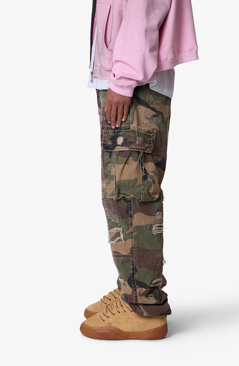 mnml Ultra Baggy Ripstop Cargo Pants, Alternate, color, Woodland Camo