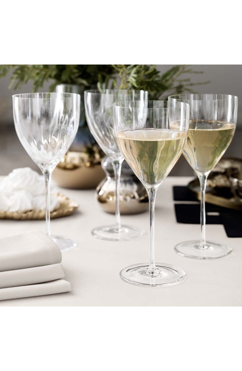 Togas Madison Wine Glasses, Alternate, color, White