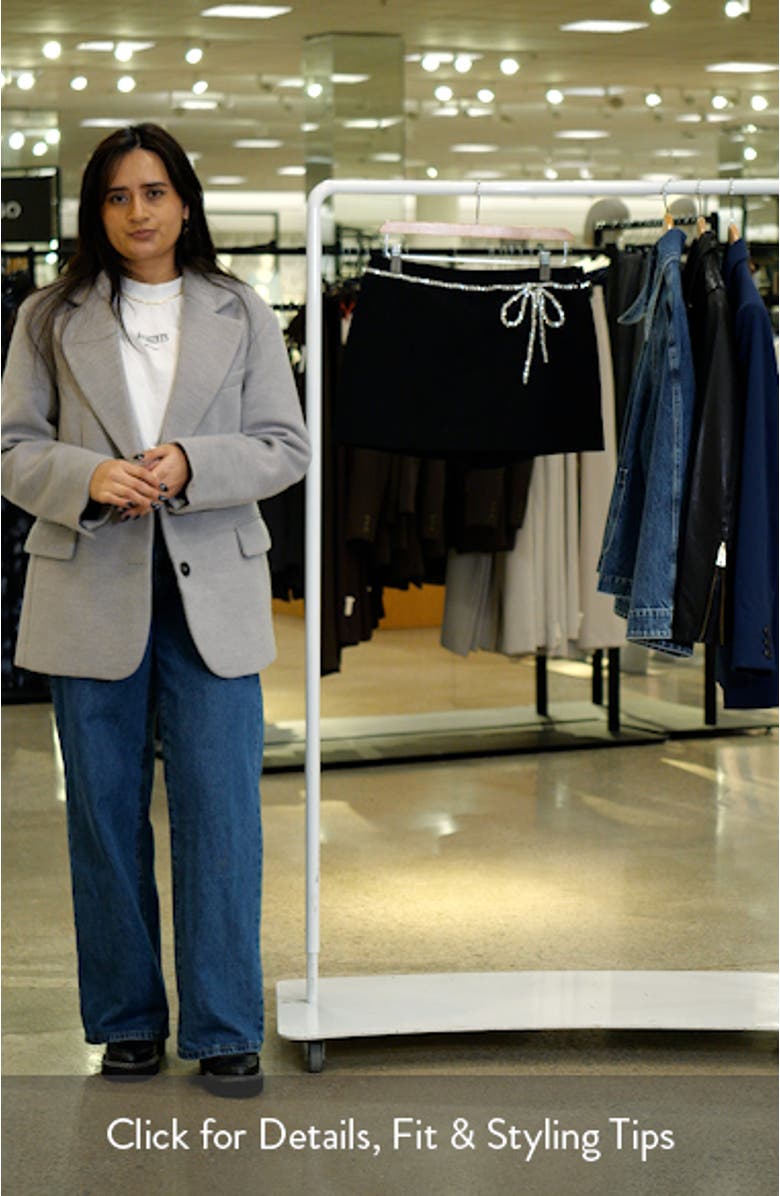 Rhinestone Bow Miniskirt, sales video thumbnail