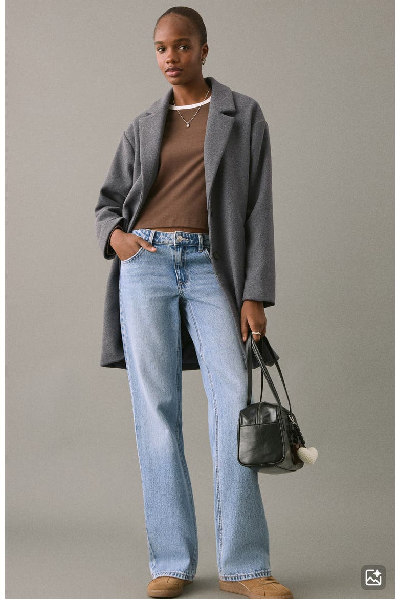 Cloth Coat, Alternate, color, GREY