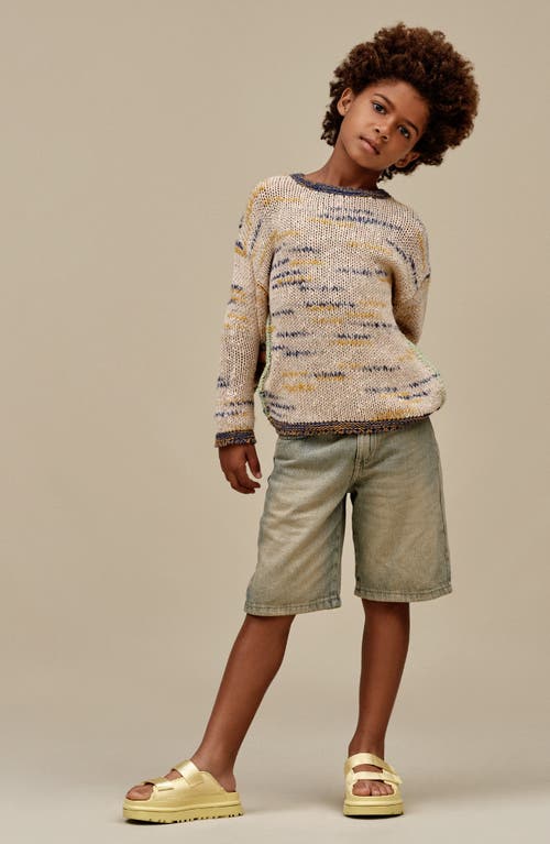 Ugg(r) Kids' Goldenglow Slide Sandal In Golden Apple