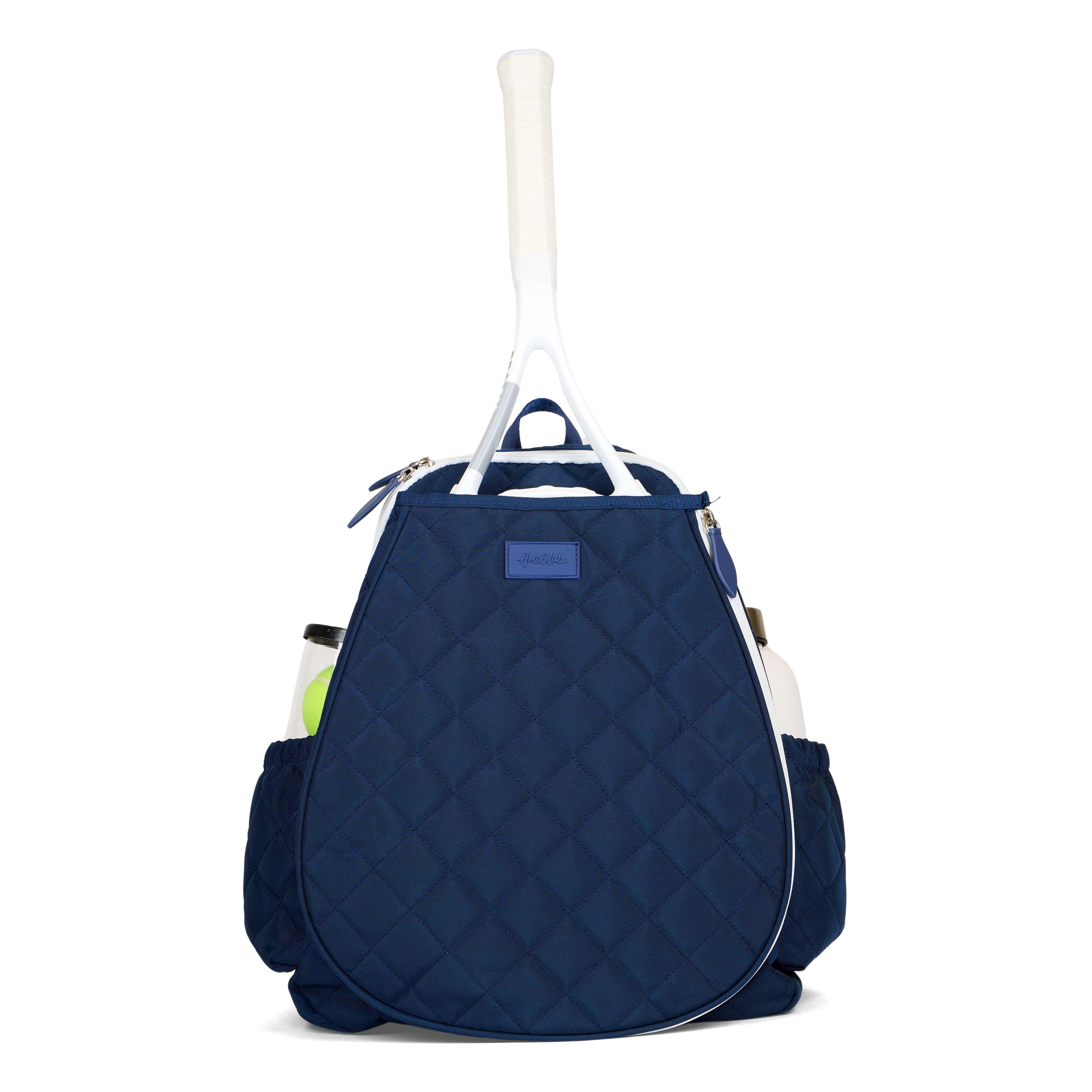  Quilted Navy/White