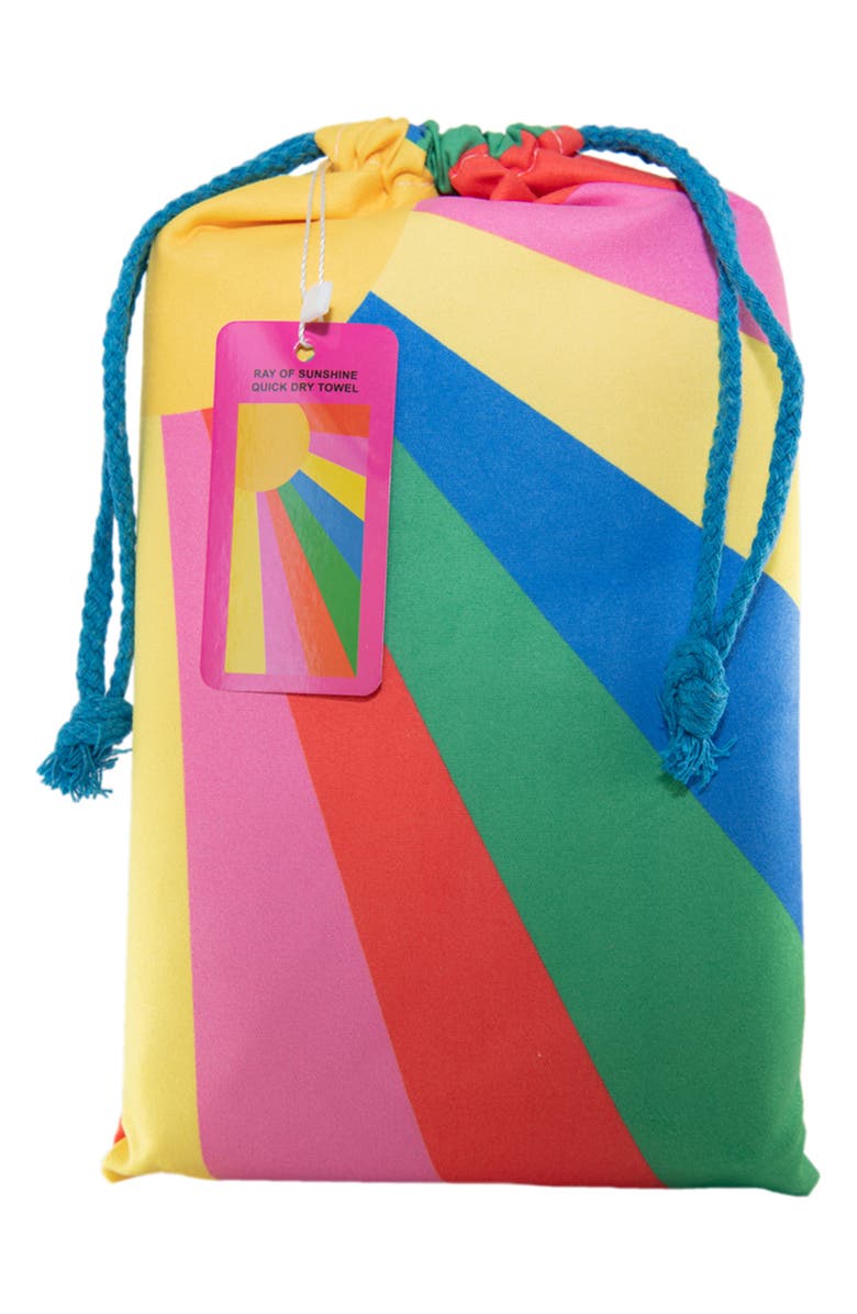 Katydid Ray of Sunshine Quick Dry Beach Towel, Alternate, color, Ray Of Sunshine