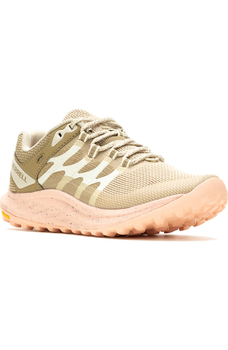 Merrell Antora 3 Trail Running Sneaker, Main, color, Cream/ Peach