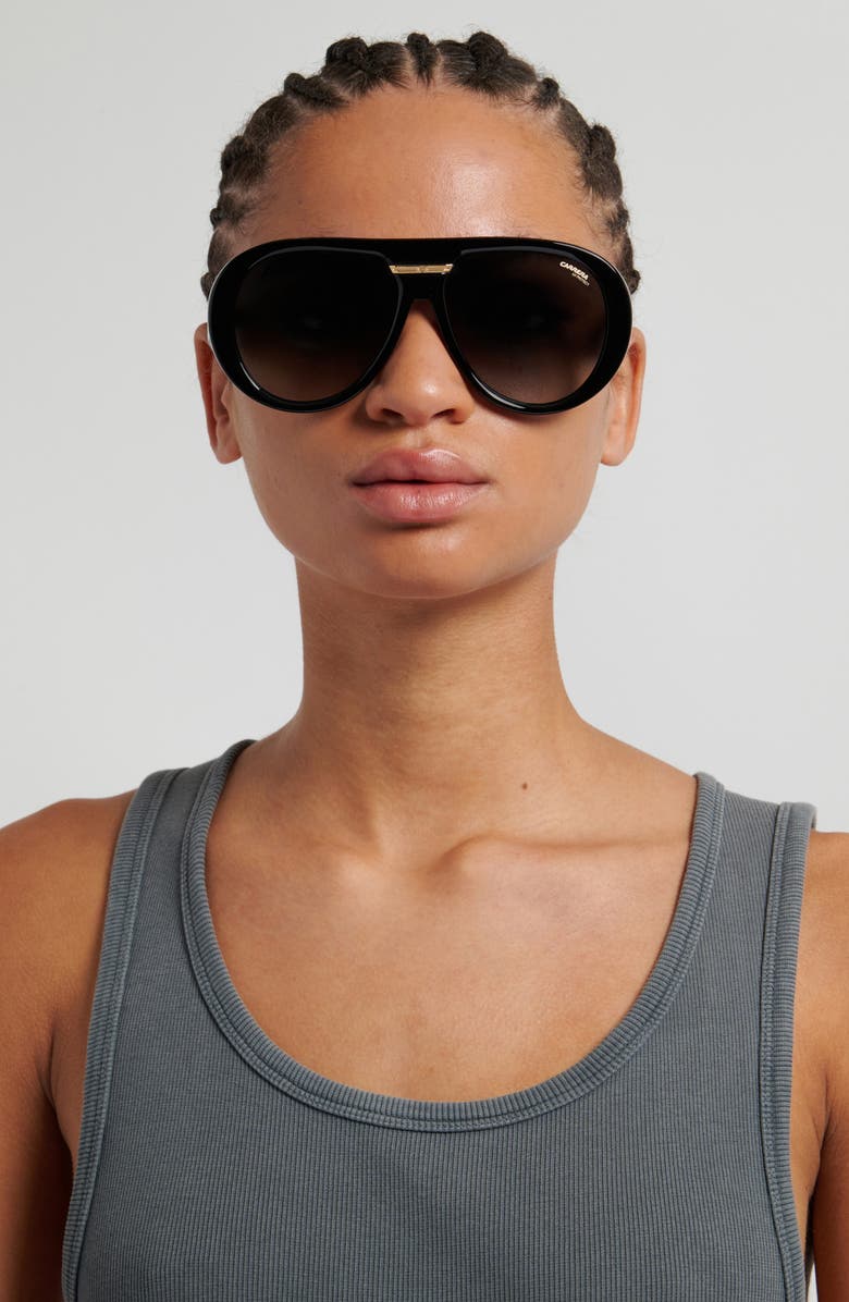 Carrera Eyewear Victory 59mm Gradient Pilot Sunglasses, Alternate, color, 