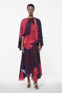Leem Paneled Printed Skirt