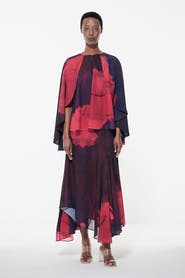 Leem Paneled Printed Skirt