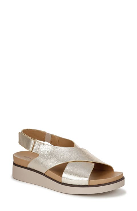 Georgina Slingback Platform Wedge Sandal (Women)