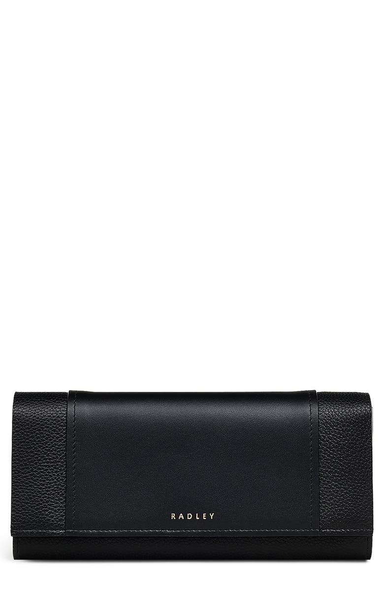 Radley Large Regents Row Flapover Wallet, Main, color, Black