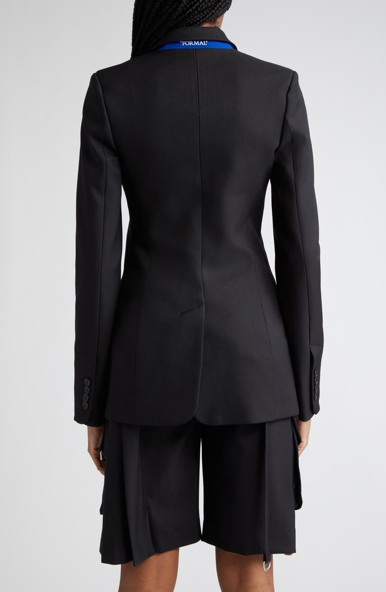 Off-White Tailored Technical Drill Blazer, Alternate, color,